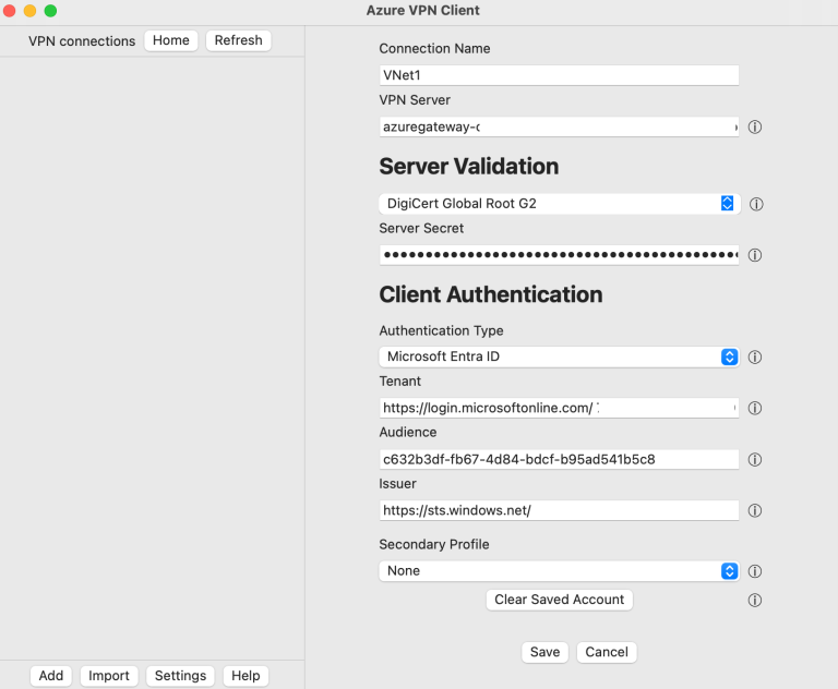 How to Configure the Azure VPN Client on macOS with Microsoft Entra ID ...